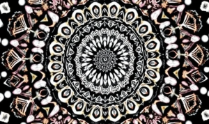 Mandala representing connection, unity