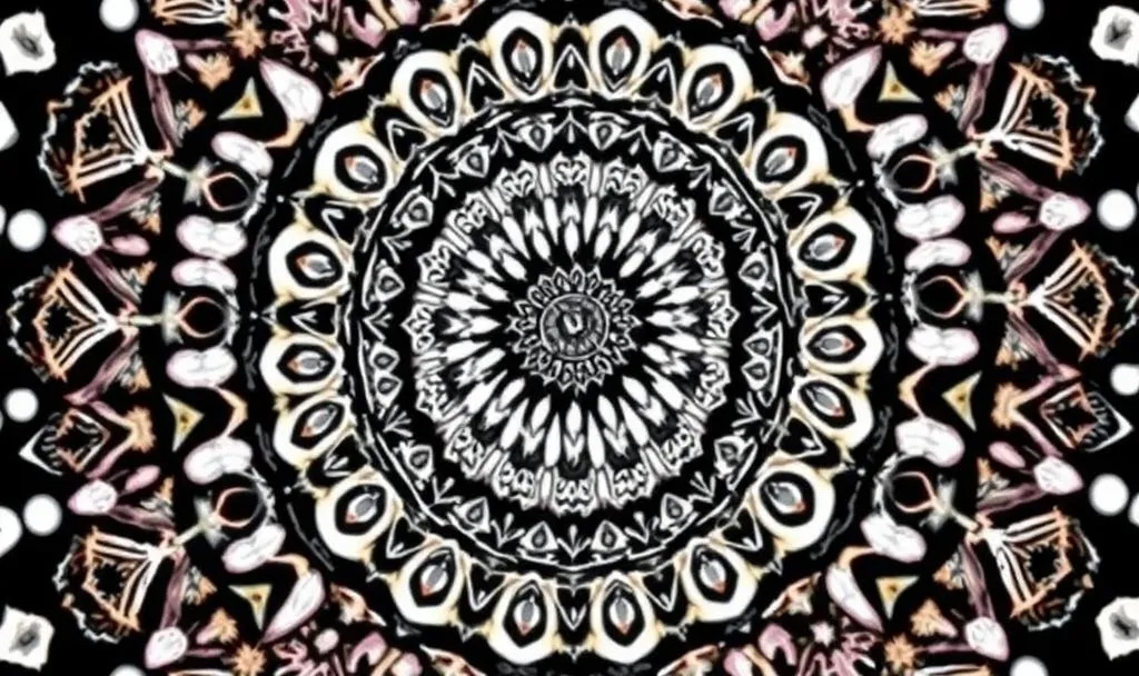 Mandala representing connection, unity